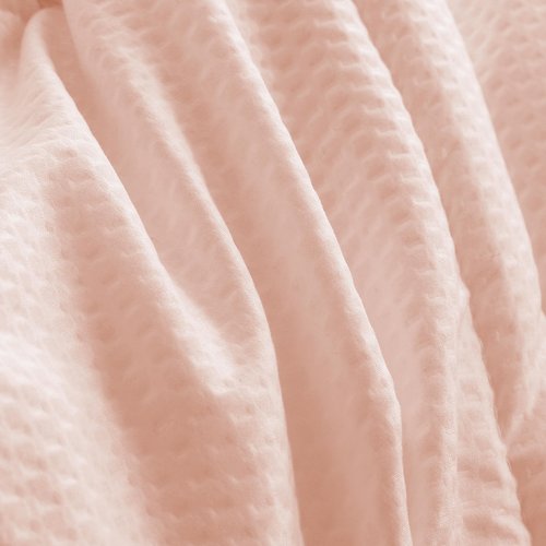 ABOUTABED Twin Comforter Duvet Insert Bubble Pink All Season Down Alternative Comforter, Ultra Soft Quilted Bedding Comforter with 8 Corner Tabs, Machine Washable