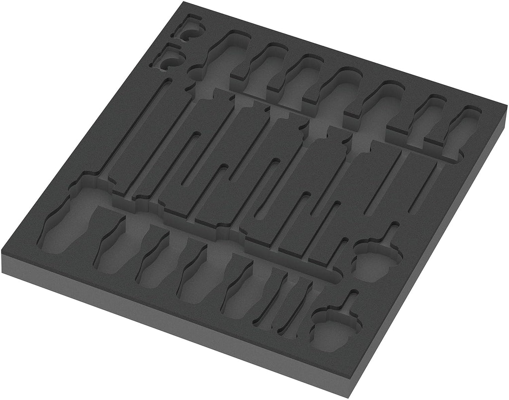 Wera 9710 Foam Insert Screwdriver Set - 18-Piece Professional Tool Kit for Precision Work