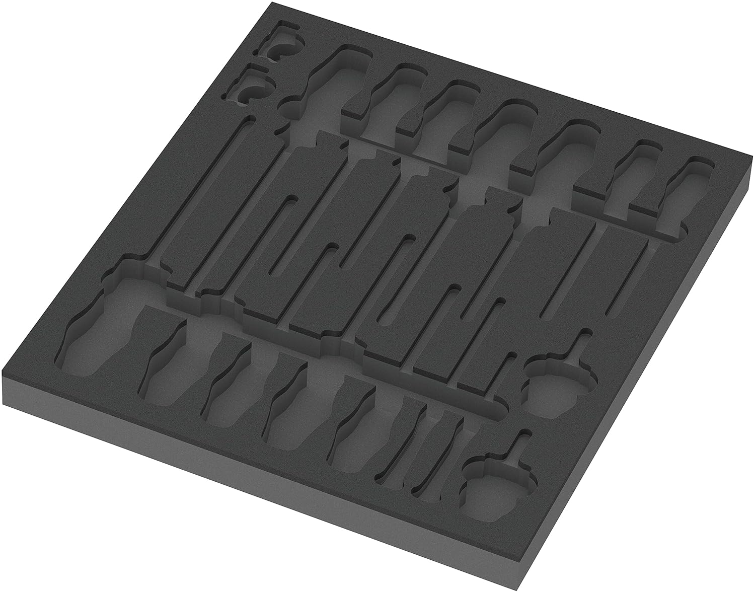 Wera 9710 Foam Insert Screwdriver Set - 18-Piece Professional Tool Kit for Precision Work