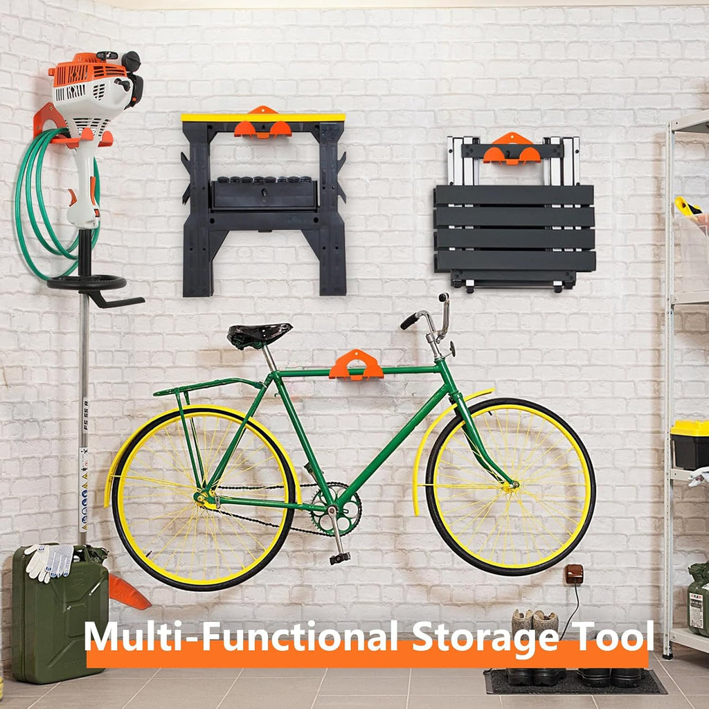Reliahom Garage Organization - Heavy Duty Weed Eater Hanger | Garden Tool Organizer Rack, 1 Pack