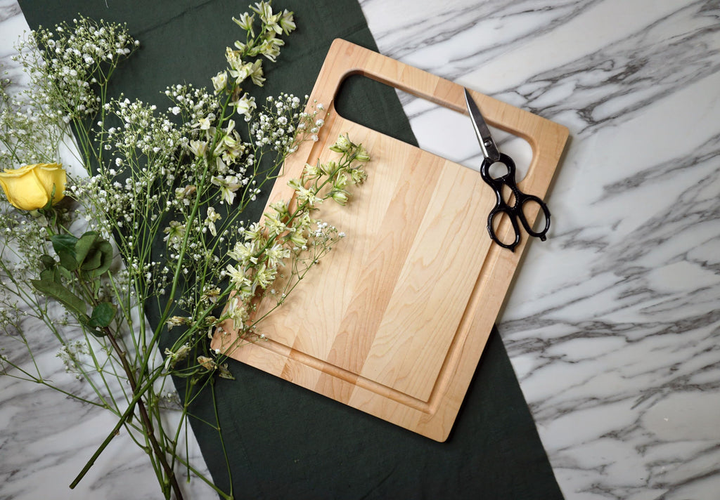 J.K. Adams Maple Wood Prep Board 16" x 12" x .75