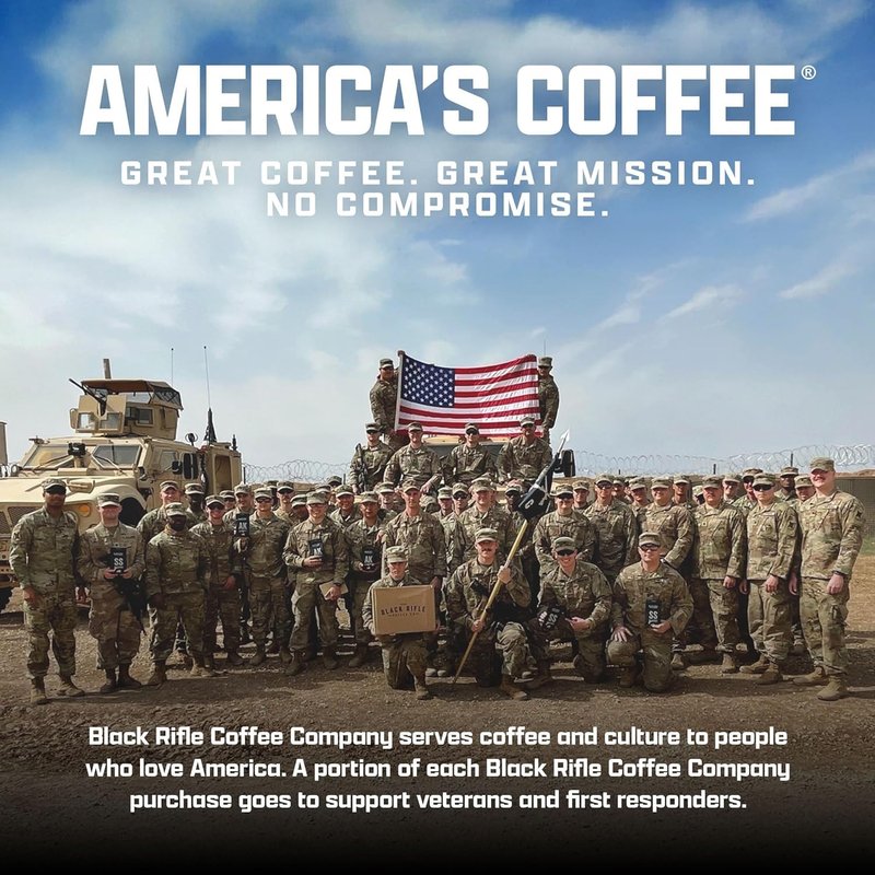 Black Rifle Coffee Company Vanilla Bomb 12 Count, Medium Roast K Cups - Single Serve K Cups Coffee Pods - Kcup Pods Compatible with Keurig 1.0 & 2.0 - Made from Arabica Beans