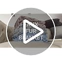 KAWAHOME King Size Faux Fur Blanket Dark Grey Ultra Soft Plush Bed Throw
