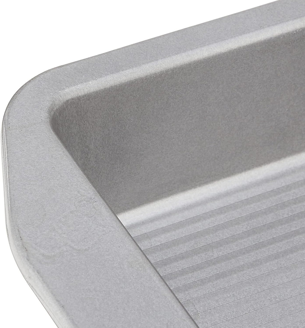 USA Pan 8-Inch Square Cake and Brownie Pan - Aluminized Steel Bakeware Classic