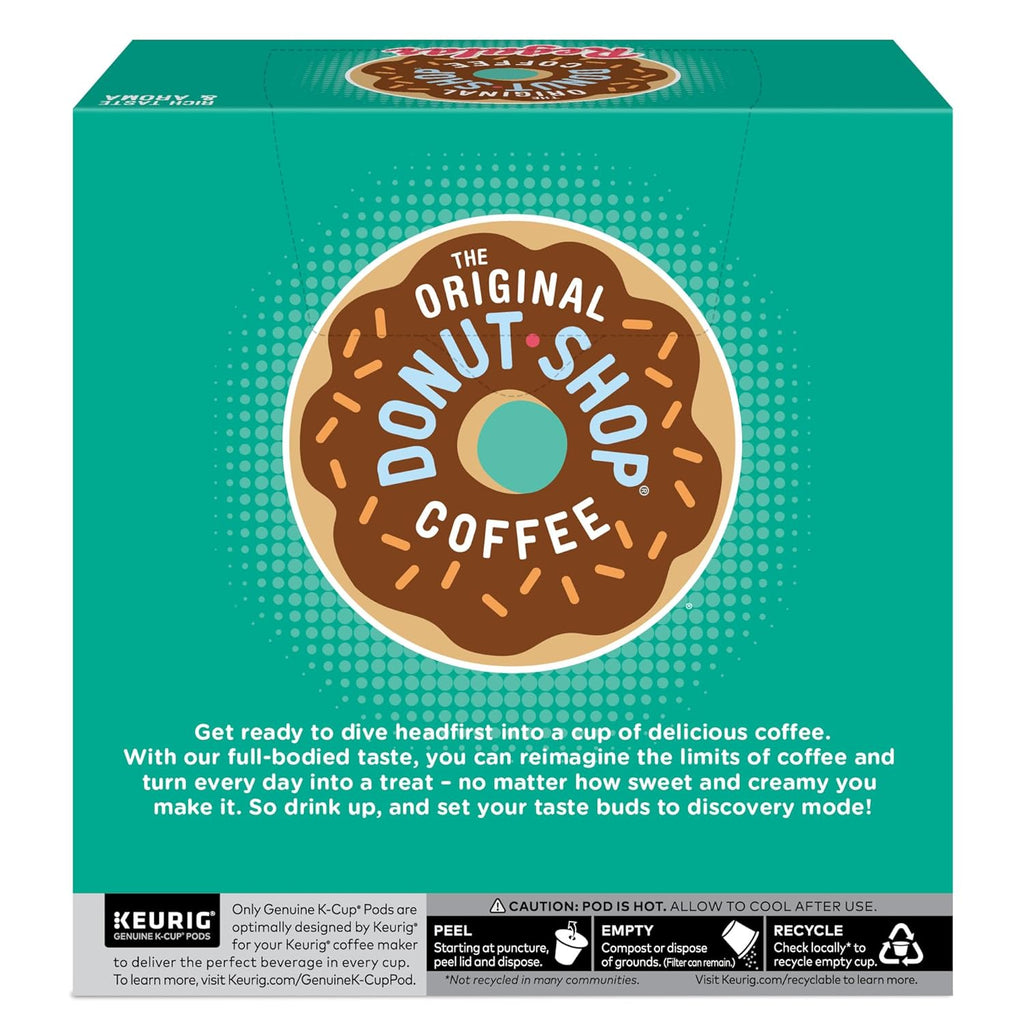 Original Donut Shop K-Cup Pods - Medium Roast Coffee, Single-Serve, 32 Count