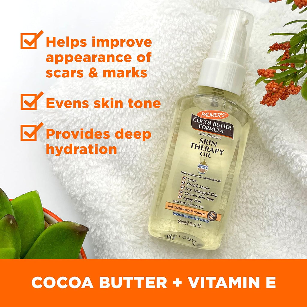 Palmer's Cocoa Butter Formula Pregnancy Skin Care Kit - Dermatologist Approved, 4-Piece Set for Stretch Marks and Scars