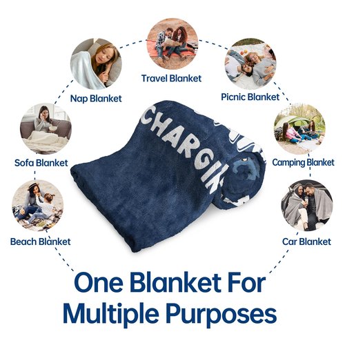 Leebbsin Funny Gifts for Husband, Husband Birthday Gift, Husbands is Charging Sloth Blanket, Anniversary Wedding Gifts for Husbands from Wife, Gift for Him Christmas 60" x 50"