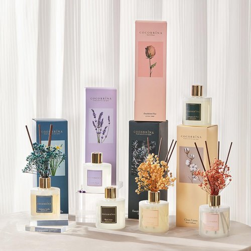 Cocorrína Reed Diffuser - Refreshing Olive Flower Scent for a Calming Atmosphere