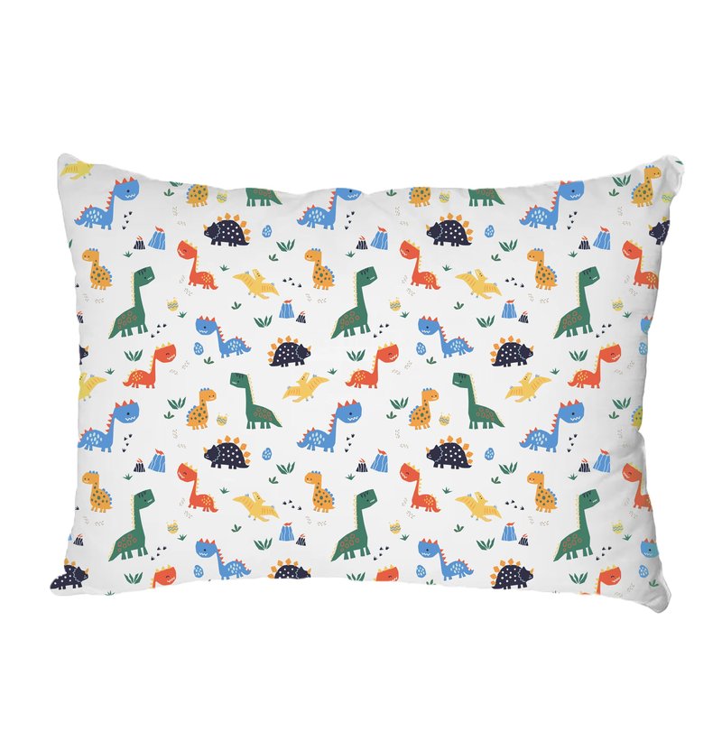Bunnikins & Clover Toddler Pillows with Pillowcase, 13"x18" Soft Cotton Kid Pillows for Sleeping, Bedding Small Pillow for Boys and Girls Aged 2-5 Years