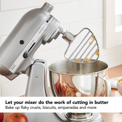 KitchenAid Pasty Beater for 4.5/5Q Tilt Head Stand Mixers, Stainless Steel - KSMPB5SS