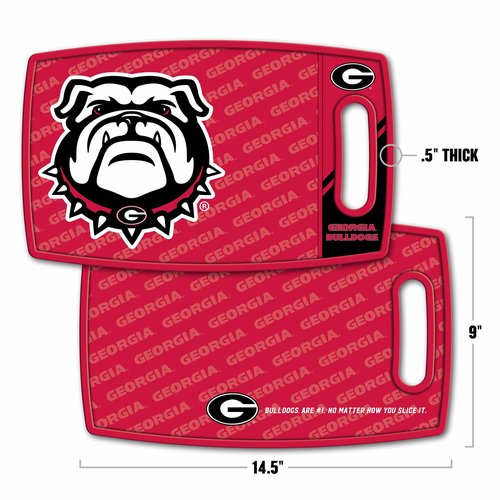 YouTheFan NCAA Georgia Bulldogs Logo Series Cutting Board