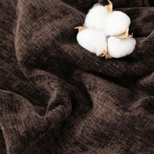 CaliTime Decorative Couch Throw Pillow Covers 18 X 18 Inches Pack of 2 Cozy Chenille Piping Edge Cushion Cases for Sofa Bed Living Room Home Coffee
