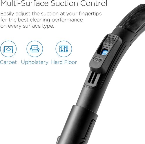 Eureka Bagless Canister Vacuum Cleaner - Lightweight & Versatile for Carpets and Hard Floors | Blue, Whirlwind NEN110B