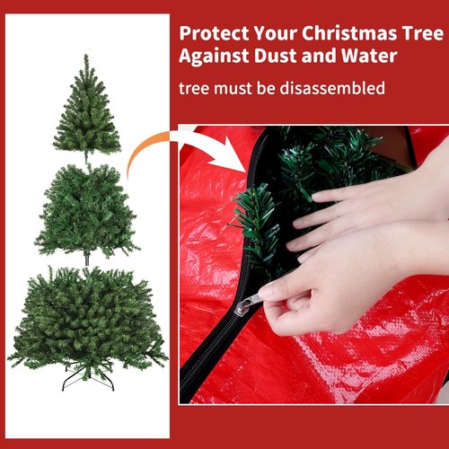 Christmas Tree Storage Bag - Waterproof Design for 9 Ft Artificial Trees | Durable Handles & Zipper