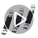 HANCELANT Black Magnetic Bottle Opener Set - Stainless Steel Can & Beer Tapper for Camping & Travel