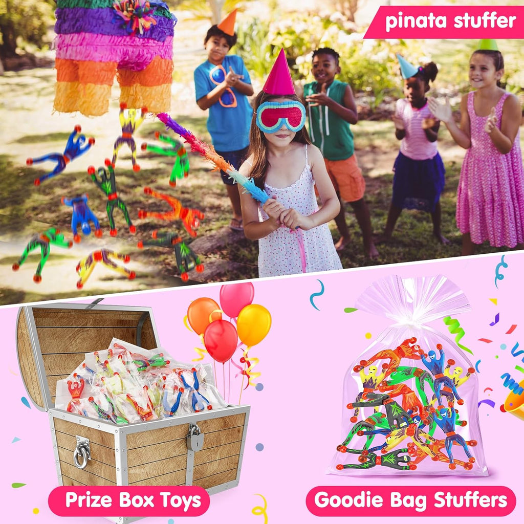 Skiennix 35PCS Sticky Wall Climbers - Fun Ninja Party Favors for Kids | Ideal Birthday Goodie Bag Stuffers