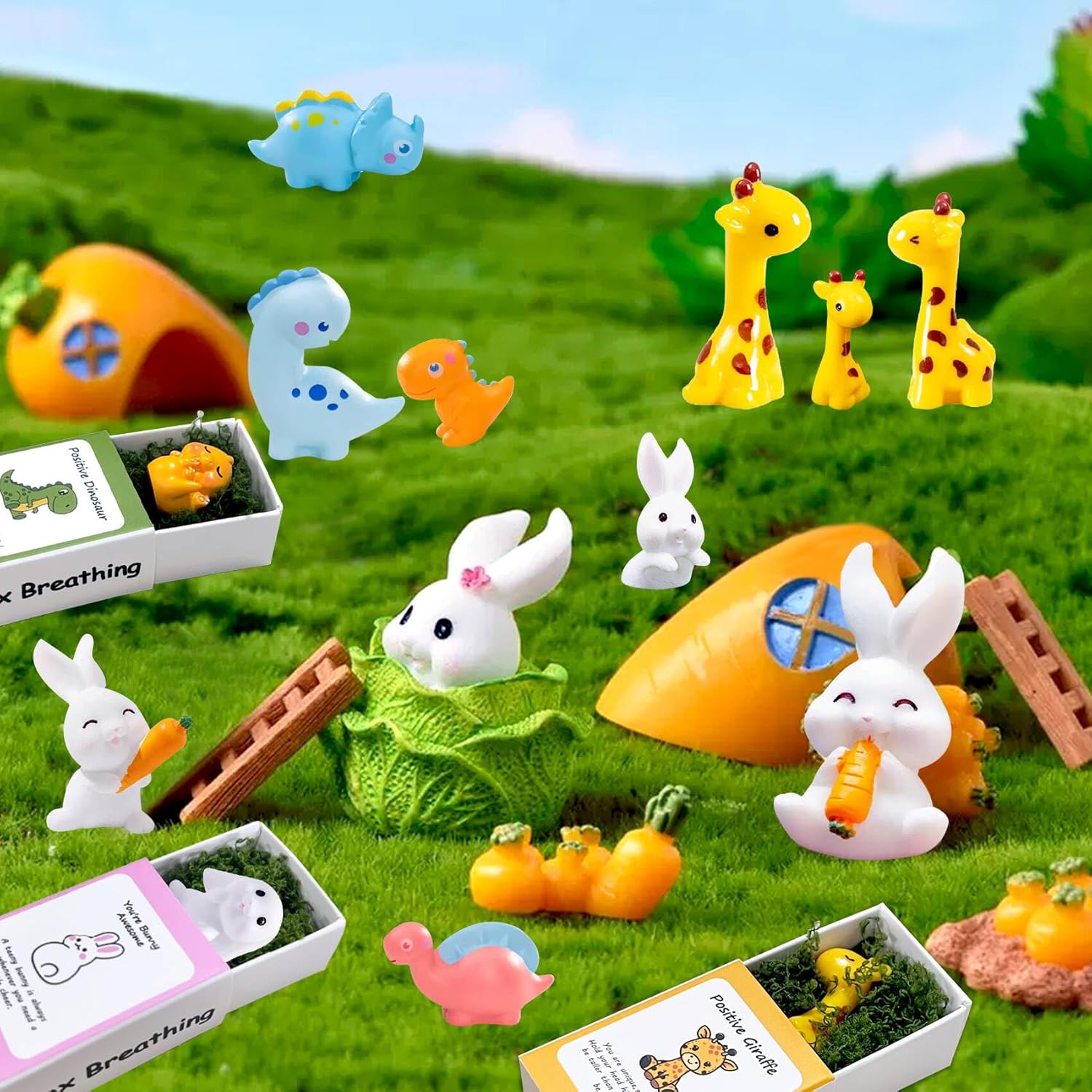 Positive Bee Gifts | 10 Set Employee Appreciation Gift Box with Cheer Up Cards - Perfect for Coworkers & Teachers