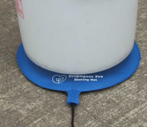 Brewing & Fermentation Heat Pad for Homebrew Beer & Wine Fermenting 120VAC 12 or 25 Watt Heating Mat: Safe for Plastic/Glass Carboy & Bucket Fermentors Includes Heater Temperature Strip