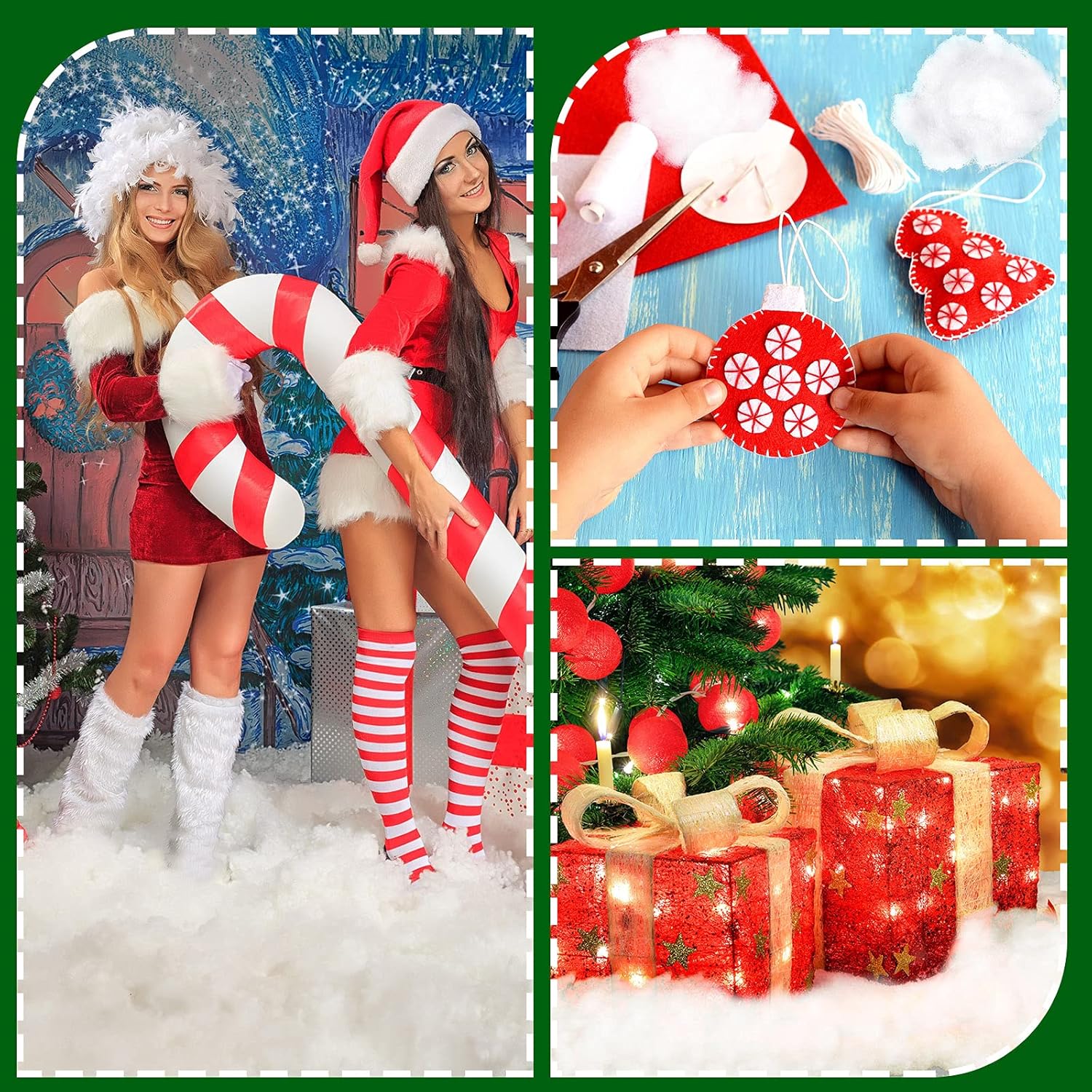Riakrum Fake Snow Decor - Artificial Fluffy Fiber Stuffing for Tree Covering | 480g White Snow