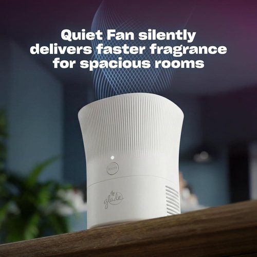 Glade Scented Oil Air Freshener - Clean Linen | Includes 1 Device + 4 Refills, 2.61 fl oz