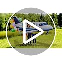 Airplane Photo Booth Backdrop Frame - 98x53 Inch Fabric Party Banner