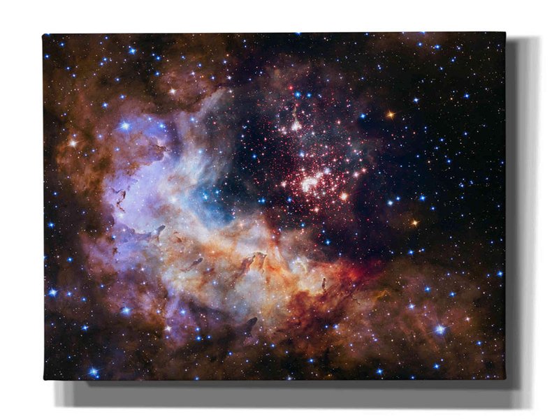 Epic Graffiti 'Celestial Fireworks' Hubble Space Telescope Canvas Wall Art, 12" x 16"