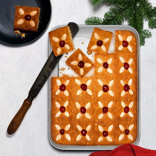 E-far Baking Pans Set - Stainless Steel Rectangle & Square Cake Pans | 3-Piece Set, Dishwasher Safe