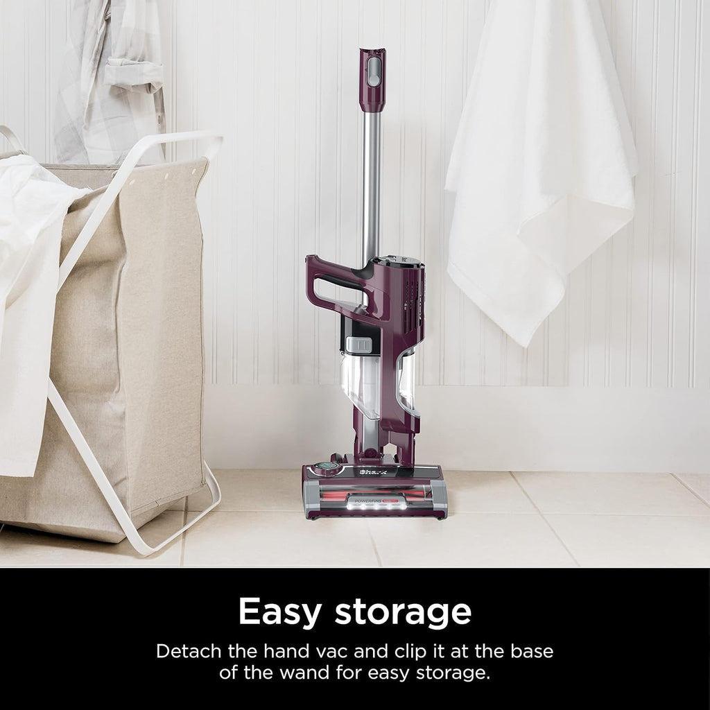 Shark HZ702 Ultralight PetPro Corded Stick Vacuum - PowerFins & Odor Neutralizer Technology | Wine Purple