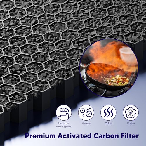 Improvedhand Vital 100S Replacement Filter - 3-in-1 High-Efficiency Activated Carbon | 2 Pack, Green