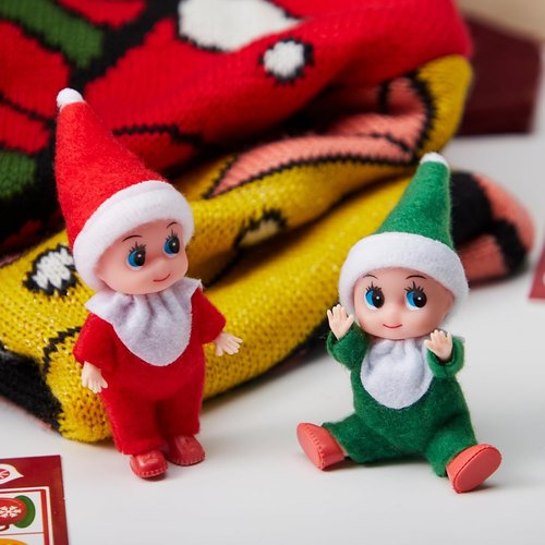 JOYIN Christmas Elf Plush Dolls - Soft & Tiny Toys for Kids | Perfect Party Favors & Holiday Decor