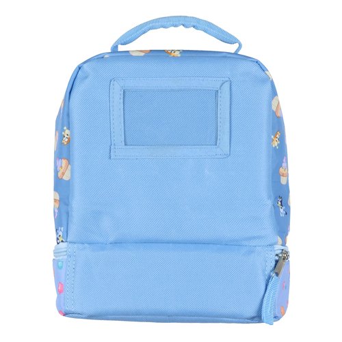Bluey Lunch Box Bluey and Bingo Party Time Dual Compartment Insulated Lunch Bag Tote 10"