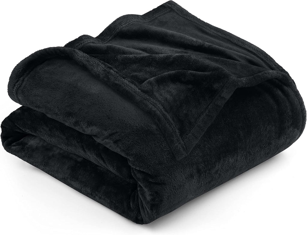 Utopia Bedding Fleece Blanket - Twin XL Size Black | 300GSM Luxury Soft Microfiber (90x76 Inch)