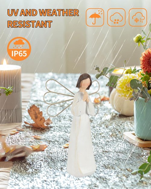 iStatue Realistic Faceless Angel Figure - 8'' Hand-Painted Resin Ornament | Stunning Gift for Women and Girls