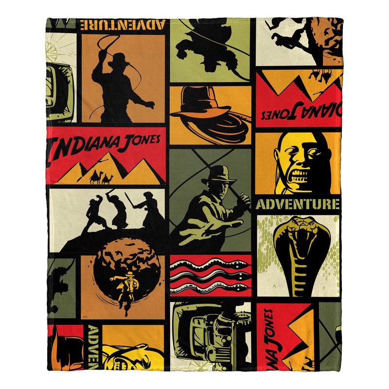 Northwest Indiana Jones Silk Touch Throw Blanket, 50" x 60", Adventure Pattern