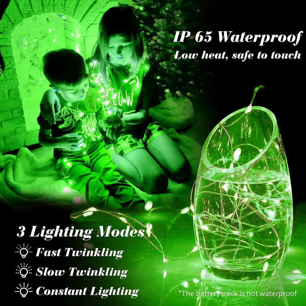 ZGWJ Fairy Lights - 8 Pack Battery Operated 7ft Mini LED String Lights | 3 Modes for Parties & Decor