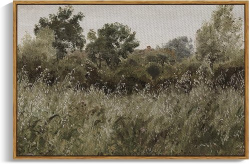 InSimSea Framed Canvas Wall Art - Modern Farmhouse Countryside Decor | 24"x36" for Bedroom