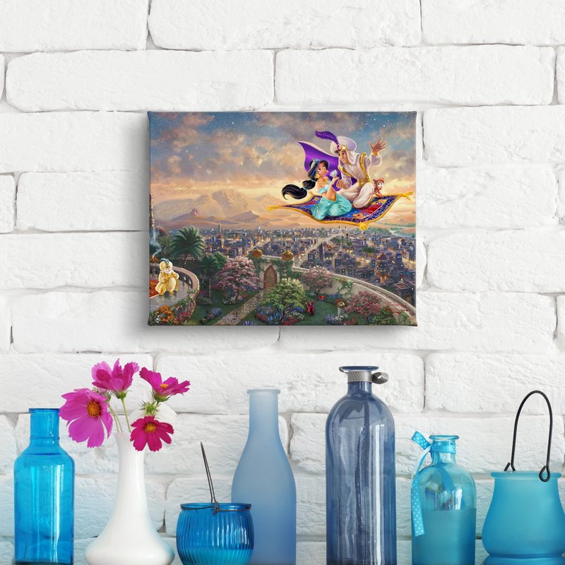Thomas Kinkade Studios Aladdin 8 x 10 Gallery Wrapped Canvas
