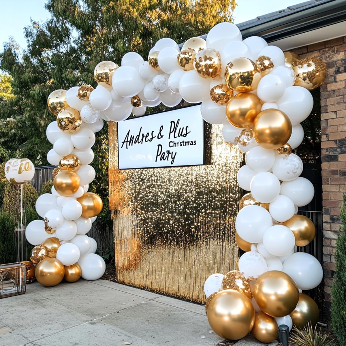 RUBFAC White Balloons - 105pcs in 5/10/12/18 Inch Sizes | Ideal for Garland, Party & Event Decorations