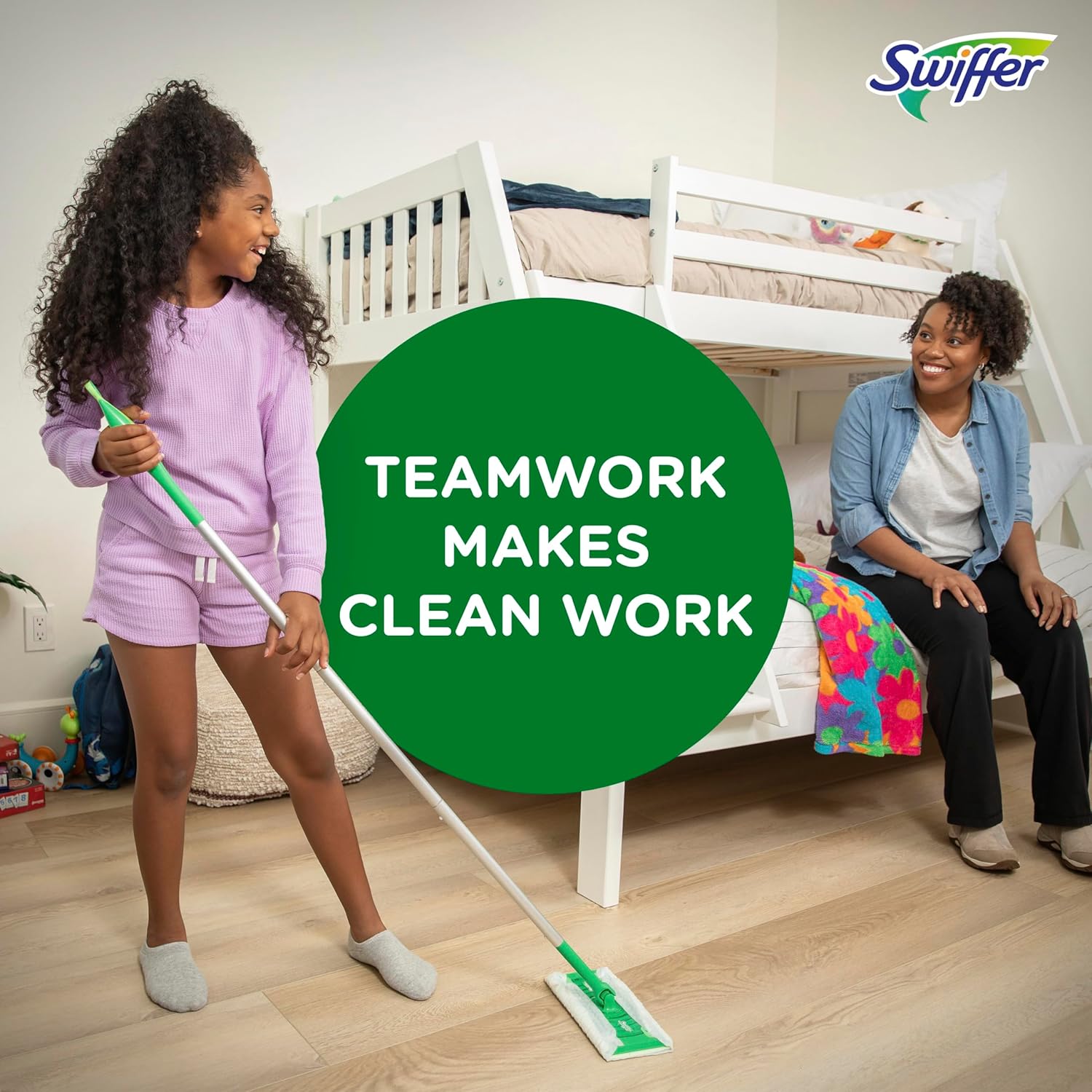 Swiffer Sweep + Mop Dry Pads Refill - Unscented Floor Cleaner for Dirt & Dust | 52 Count