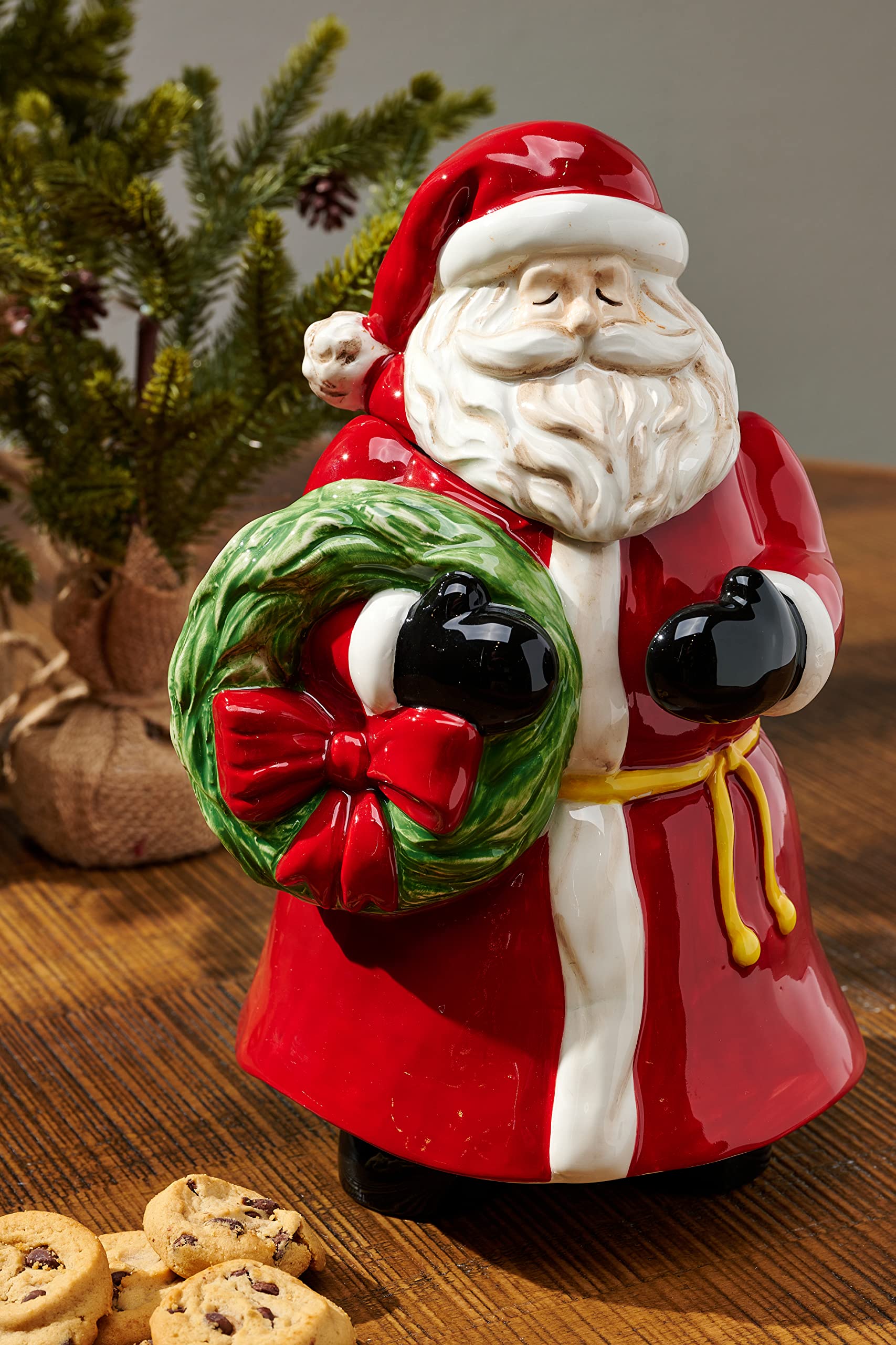 Christmas Santa Cookie Jar