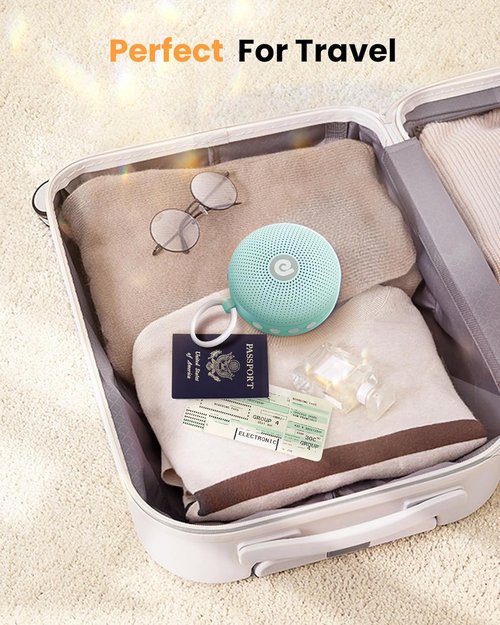 Dreamegg Sound Therapy Machine - Portable White Noise Device with 21 Soothing Sounds | Ideal for Sleep & Travel, Green
