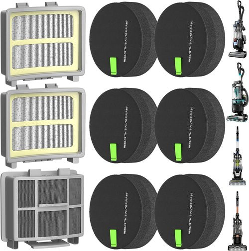 Bissell Filters for SurfaceSense MultiClean & Pet Hair Eraser Vacuums | 3-Pack Replacement Set