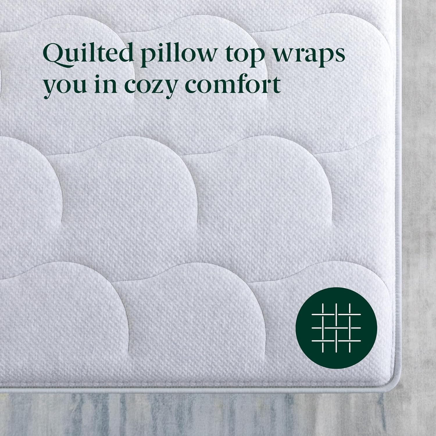 Zinus Cool Support 12 Inch Hybrid Mattress - Cooling Gel Memory Foam & Heavy Duty Coils | Queen Size
