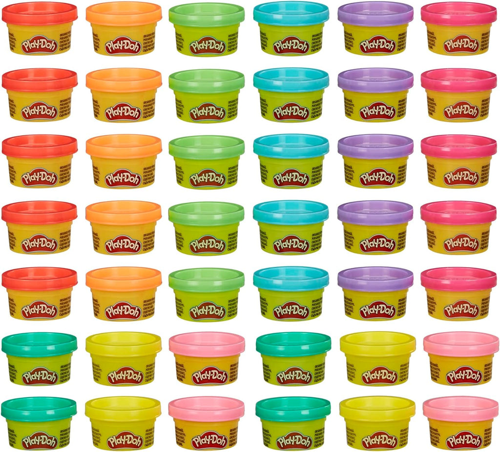 Play-Doh 42-Pack Modeling Compound Cans - Perfect Back to School Gifts & Party Favors for Kids Ages 2+