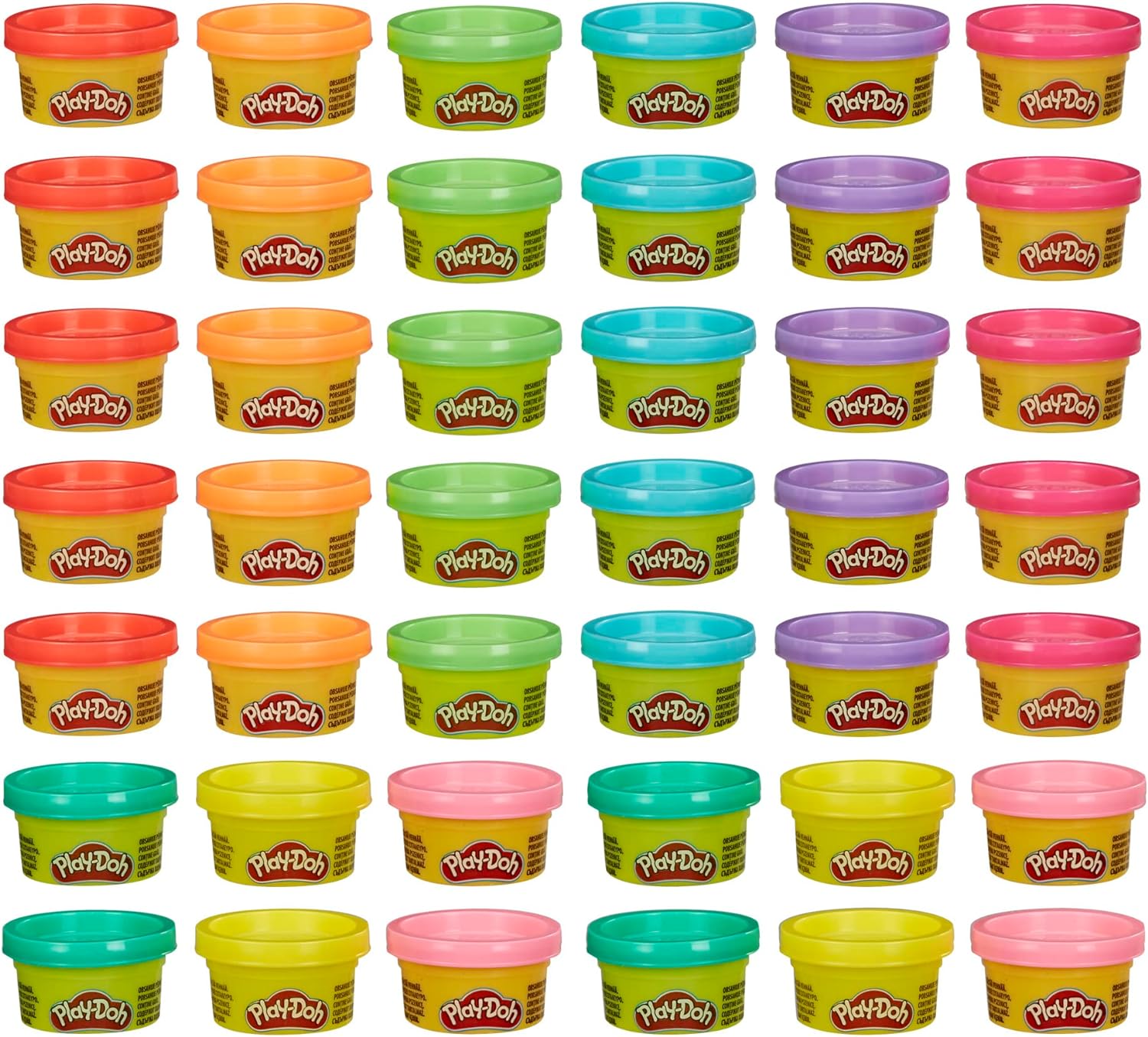 Play-Doh 42-Pack Modeling Compound Cans - Perfect Back to School Gifts & Party Favors for Kids Ages 2+