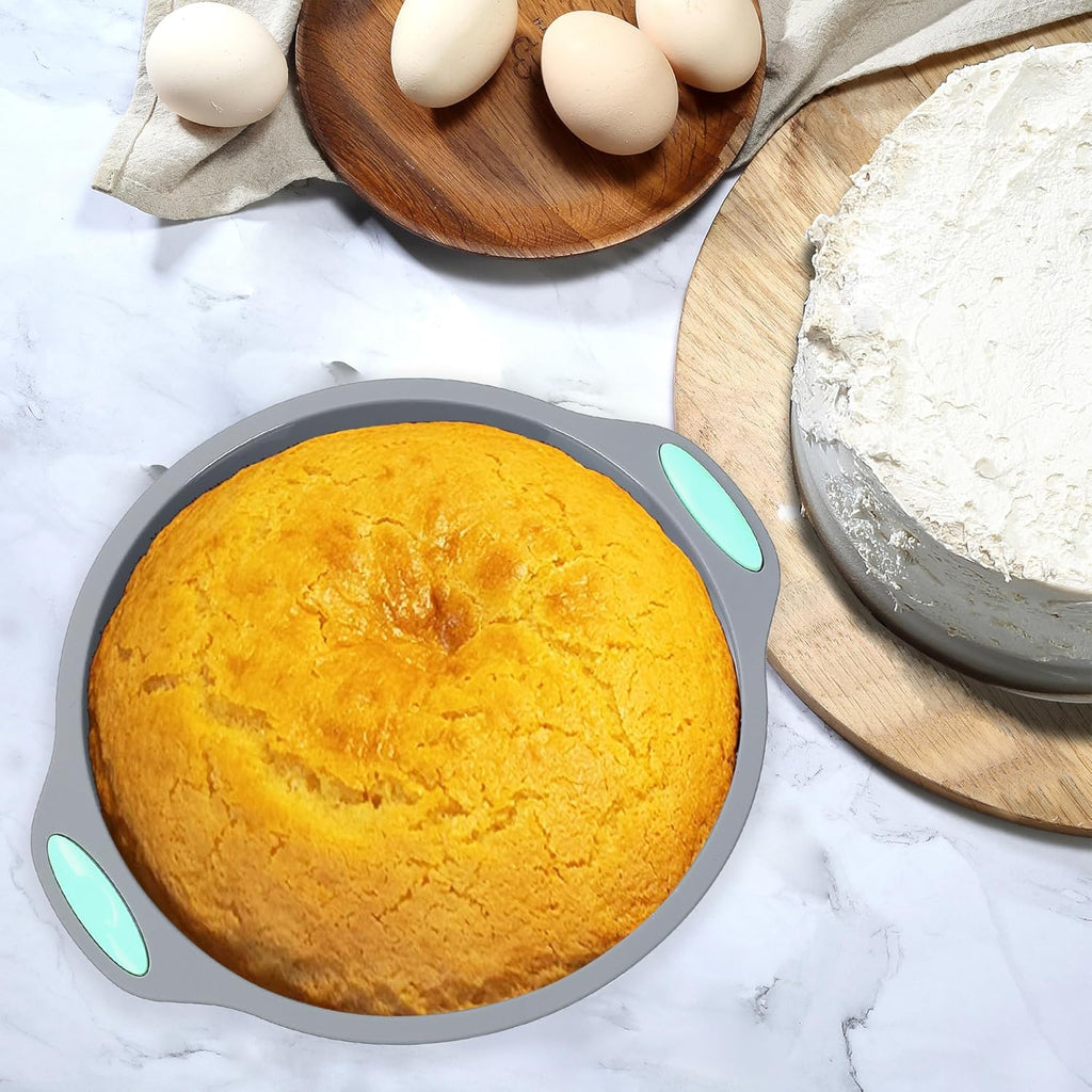Tongjude Silicone Bakeware Set - 51 Pieces Non-Stick Baking Pans with Muffin, Cake, and Loaf Molds