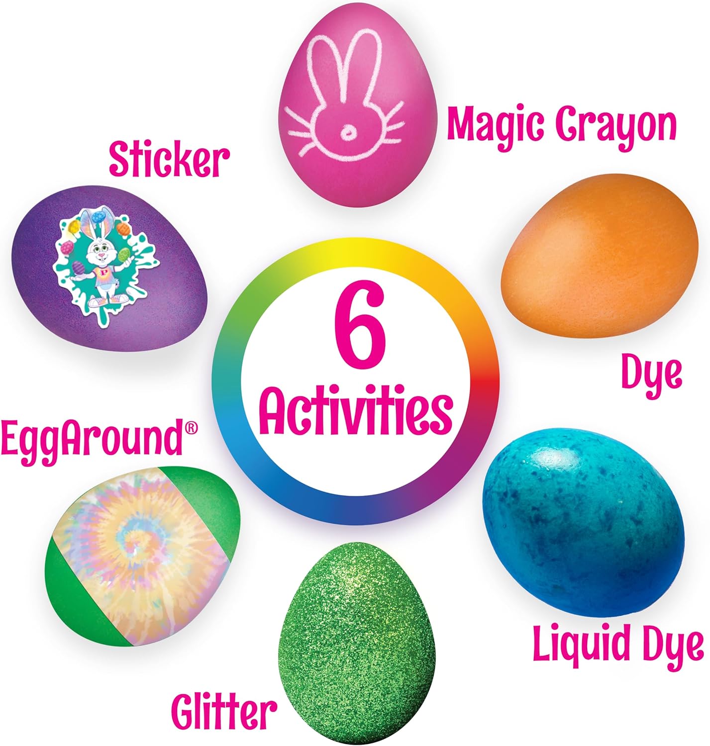 PAAS Easter Egg Decorating Bundle - Deluxe & Cosmic Kits with Food Safe Dye | Family Fun Activity (3 Pieces)