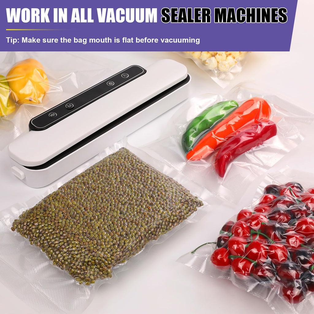 CAREGY Quart Size 8" x 12" Vacuum Sealer Bags