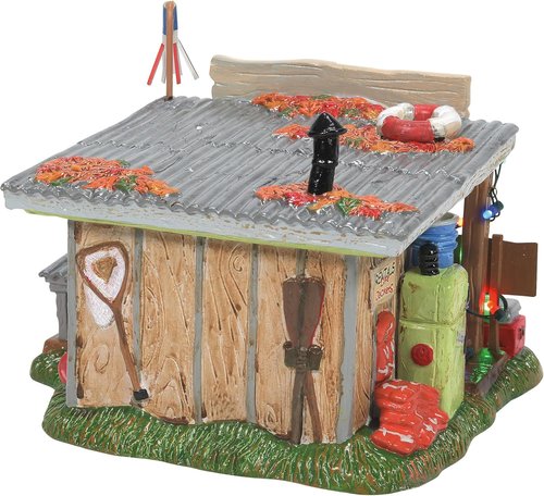 Department 56 Original Snow Village - National Lampoon's Christmas Vacation Cousin Eddie Lit Building | 5.63 Inch, Multicolor