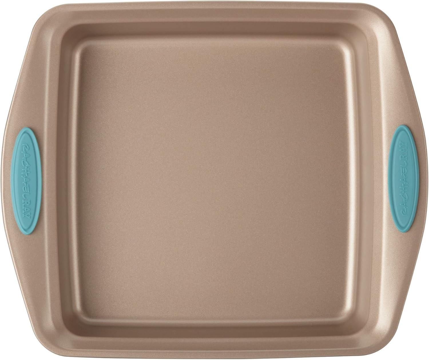 Rachael Ray Cucina Nonstick Baking Pan - 9 Inch Square Cake Pan in Brown Finish